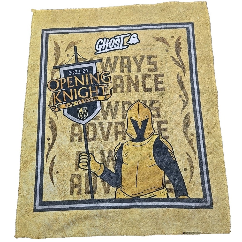 VGK Rally Towel UKnight The Realm 5/3/24 Playoffs vs Dallas Stars NHL SGA
